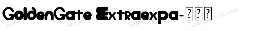 GoldenGate Extraexpa字体转换